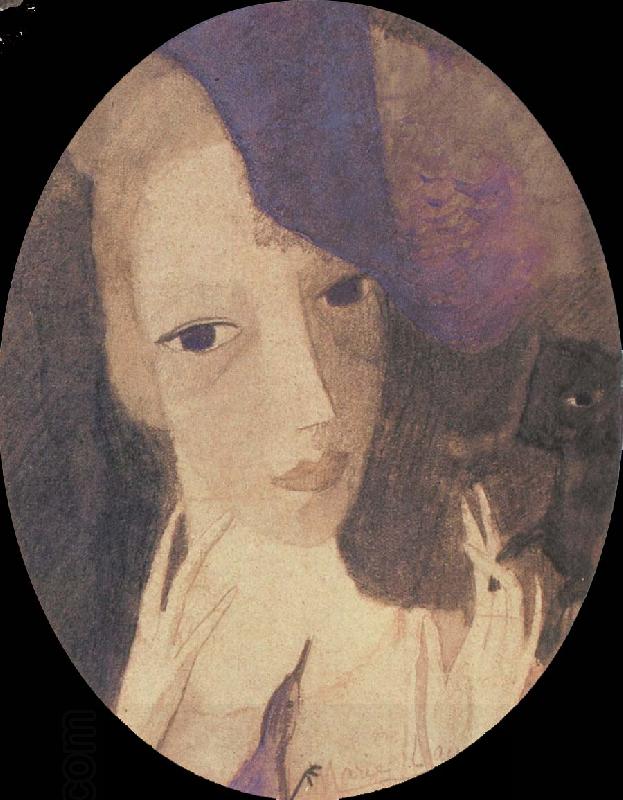 Marie Laurencin Cat and female oil painting picture